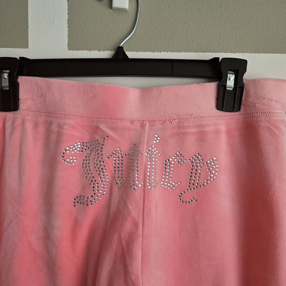 Juicy Couture Flamingo Pink Velour Tracksuit (M) - Picture 5 of 5